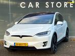 Tesla Model X Long Range 6p., Auto's, Gebruikt, 2433 kg, Wit, Vierwielaandrijving