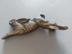 Bronzen Deurklink,  Haas, Brons, Antiek en Kunst, Ophalen of Verzenden