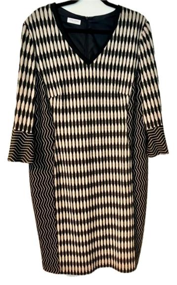 Prachtige jurk Gerry Weber mt 46 zgan zwart/grijs gebreid beschikbaar voor biedingen