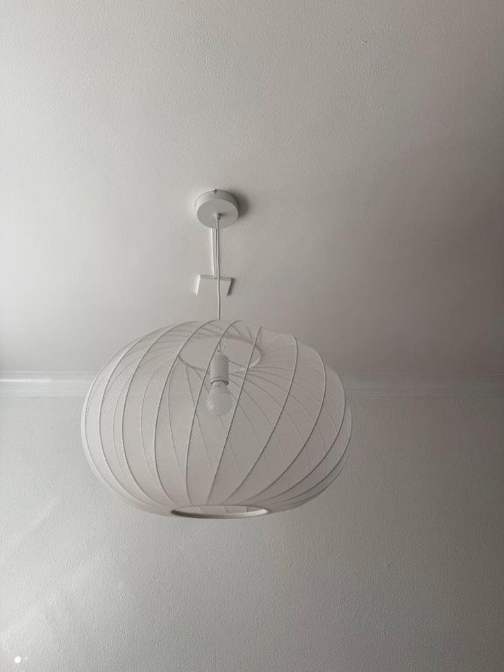 Moderne Plafondlamp japandi stijl, Huis en Inrichting, Lampen | Plafondlampen, Zo goed als nieuw, Stof, Ophalen