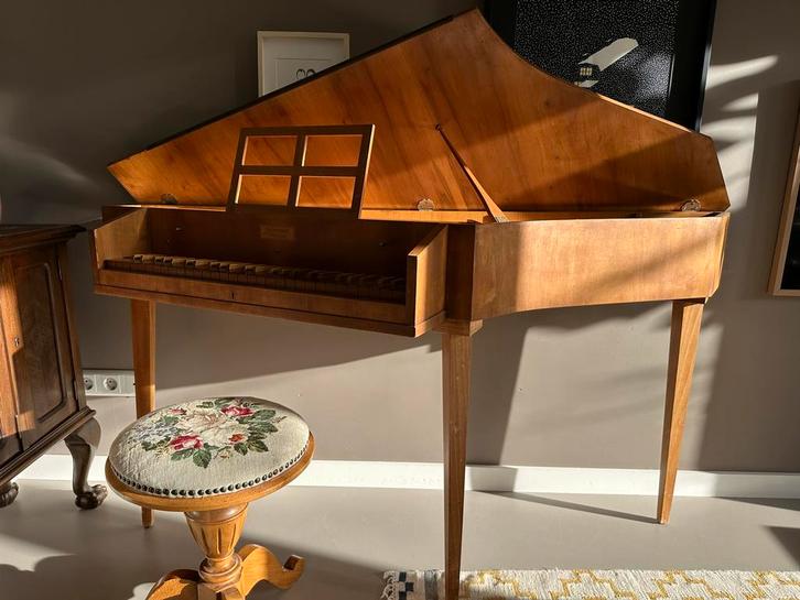 Spinet Sperrhake Passau - Klassiek Instrument, Muziek en Instrumenten, Piano's, Gebruikt, Piano, Bruin, Ophalen