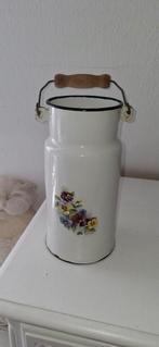 Brocante Melkbus met Bloemen - Made in Poland, Ophalen of Verzenden