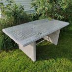 mooie rieten tafel, Ophalen, Gebruikt, Rond