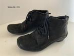 Wolky 38 zwarte nubuck leren veterslaarzen 372), Wolky, Zwart, Lage of Enkellaarzen, Ophalen of Verzenden