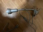 Grijs lampje met klem, Ophalen, Zo goed als nieuw, Metaal of Aluminium