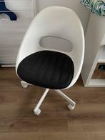 Ikea Bureaustoel - Wit met Zwart Zitkussen, Wit, Ophalen of Verzenden, Zo goed als nieuw, Bureaustoel