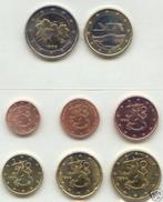 Diverse setjes Finland 1 cent t/m 2 euro UNC in munthoesje, Postzegels en Munten, Munten | Europa | Euromunten, Setje, Finland