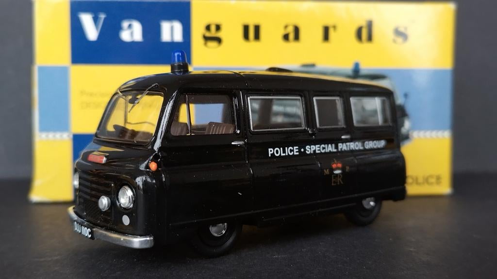 Morris J2 Metropolitan Police Special Patrol Vanguards Pol, Auto, Nieuw, Le19 1rl Leicester uk, Corgi Vanguards ltd