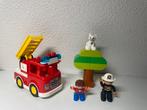 Duplo 10901 Brandweerwagen, Ophalen of Verzenden, Zo goed als nieuw, Complete set, Duplo