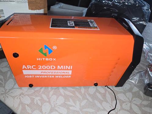 ARC 200D Mini. Prachtige compact lasmachine nieuw in doos., Doe-het-zelf en Verbouw, Gereedschap | Lasapparaten, Nieuw, Inverter