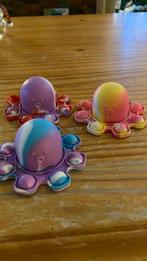 3 fidget toy sleutelhangers octopus, Ophalen of Verzenden, Zo goed als nieuw