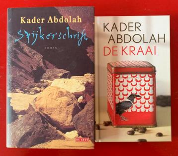 2x Kader Abdolah - Spijkerschrift / De Kraai (hardcovers) beschikbaar voor biedingen