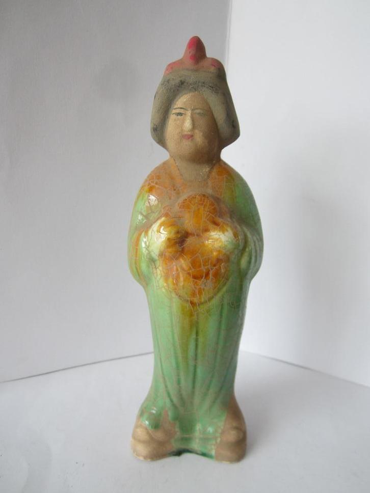 Oud Chinees, Terracotta Dikke Dame(2524), Antiek en Kunst, Antiek | Keramiek en Aardewerk, Ophalen of Verzenden