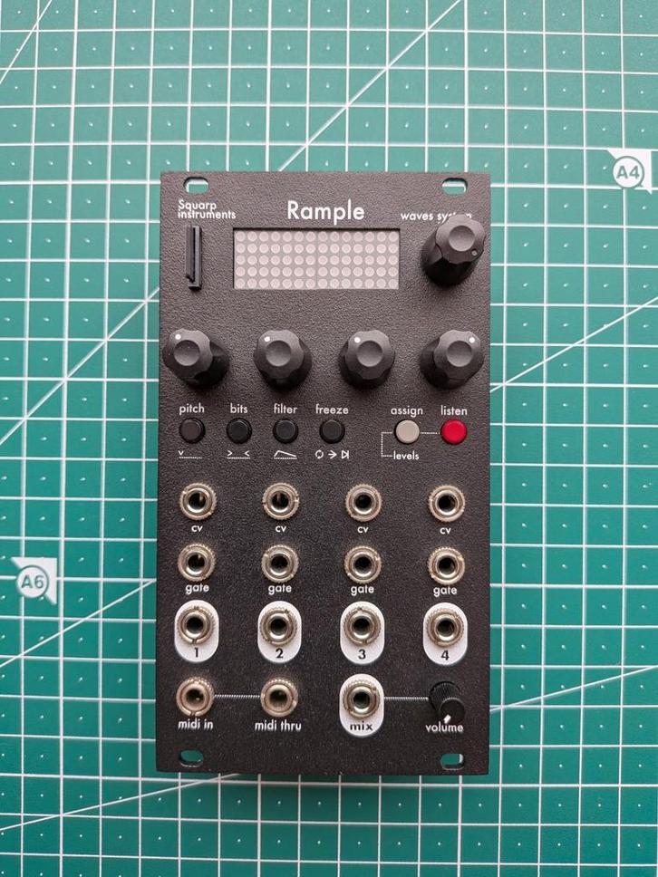 Squarp Rample - Eurorack Rompler - Topstaat!, Muziek en Instrumenten, Soundmodules, Zo goed als nieuw, Ophalen of Verzenden