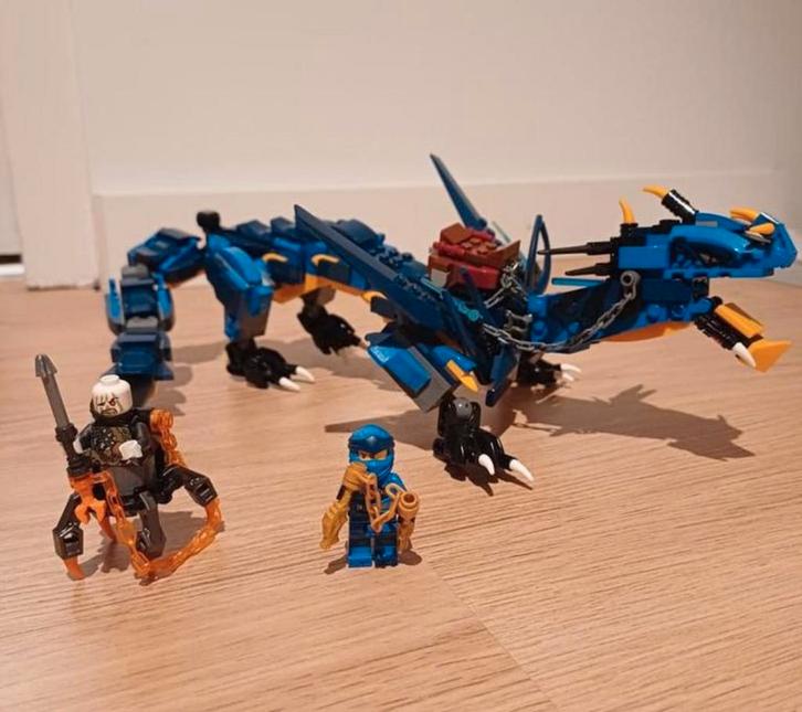 Lego Ninjago Jay's Cyber Draak 70652, Kinderen en Baby's, Speelgoed | Duplo en Lego, Zo goed als nieuw, Lego, Complete set, Ophalen of Verzenden