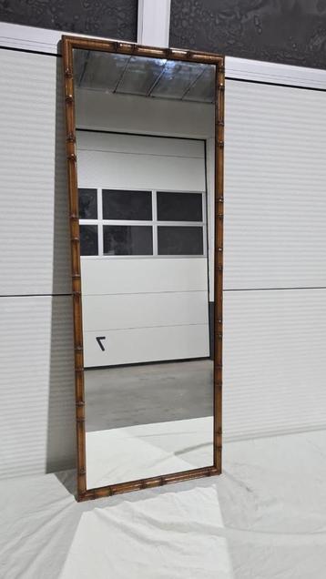 spiegel Deknudt, faux bamboo houten frame beschikbaar voor biedingen