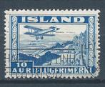 B317 – Scandinavië  - Ijsland – MiNr 175B (gestempeld), Verzenden, IJsland, Gestempeld