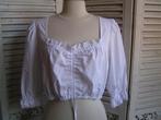 tiroler dirndl blouse BPC maat 44 nr GG 354, Kleding | Dames, Carnavalskleding en Feestkleding, Verzenden, Zo goed als nieuw, Maat 42/44 (L)