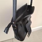 Kerstidee! Zgan Borse in Pelle Schoudertas Genuine Leather, Ophalen of Verzenden, Zo goed als nieuw, Zwart, Schoudertasje