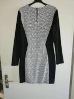 zwart wit motief bodycon jurk h&m maat 44, Zwart, Maat 42/44 (L), Ophalen of Verzenden, Zo goed als nieuw