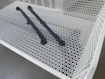 Ikea komplement fijndraadmand voor pax kast. Incl rail