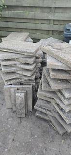 Gratis tegels, Tuin en Terras, Tegels en Klinkers, Ophalen, Gebruikt, 10 m² of meer, Beton