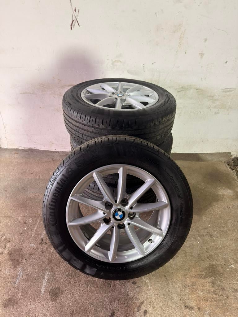 Originele BMW velgen| Style 471 |16 inch |continental zomer, Gebruikt, 16 inch, Banden en Velgen, Personenwagen