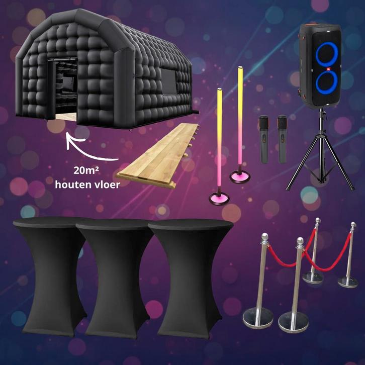 TE HUUR LUXE OPBLAASBARE FEESTTENT VANAF € 125,=, Contacten en Berichten, Muziek maken en Bandleden