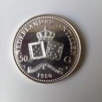 50 Gulden 1980 Zilver Beatrix, Postzegels en Munten, Munten | Nederland, Koningin Beatrix, Zilver, Ophalen of Verzenden, Losse munt