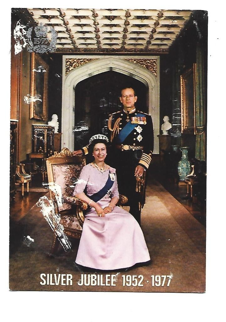 Silver Jubilee 1952- 1977 -, Verzamelen, Verzenden, 1960 tot 1980, Ongelopen, Sterren en Beroemdheden