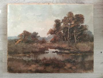 Pierre Jacobs (1916-1963) -  Heide met vennetje -  1950 beschikbaar voor biedingen