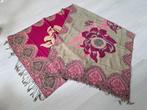 Sjaal/Halsdoek paars met bloemen, China, Maat 46/48 (XL) of groter, Ophalen of Verzenden, Zo goed als nieuw