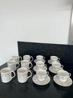 DuchessTranquillity blauw-roze bloem Kopen en schotels 6 mok, Ophalen of Verzenden