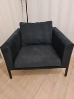 Ikea KOARP fauteuil stoel donkerblauw Saxemara, Huis en Inrichting, Fauteuils, Ophalen, Zo goed als nieuw, 75 tot 100 cm, 75 tot 100 cm