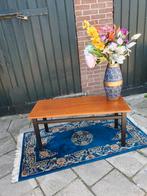 Vintage bijzet tafeltje teak/hout., Ophalen, Minder dan 45 cm, Minder dan 55 cm, Gebruikt