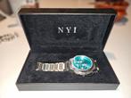NYI RVS Horloge Cardinal (Tiffany Blue), Sieraden, Tassen en Uiterlijk, Horloges | Heren, Overige merken, Staal, Staal, Polshorloge