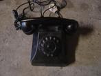 vintage telefoon T65 zwart bakeliet, Verzamelen, Ophalen of Verzenden