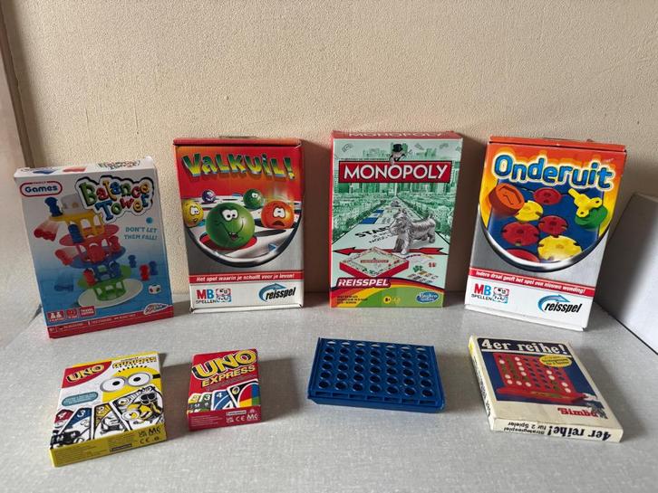 VERSCHILLENDE reisspelletjes en kaartspellen v.a €2,- per st, Hobby en Vrije tijd, Gezelschapsspellen | Bordspellen, Zo goed als nieuw