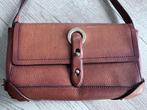Massimo Dutti cognackleurig leren tasje, Ophalen of Verzenden, Zo goed als nieuw, Bruin, Schoudertasje