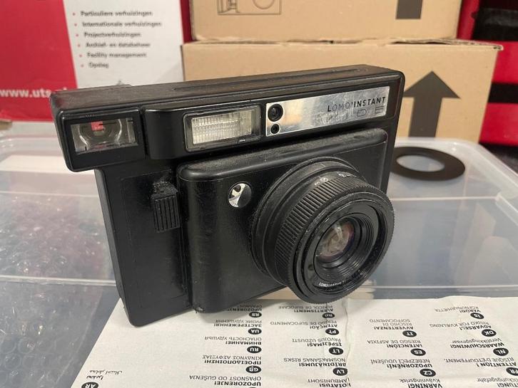 Lomo instant wide, Audio, Tv en Foto, Fotocamera's Analoog, Gebruikt, Polaroid, Overige Merken, Ophalen of Verzenden