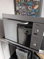 Whirlpool Inbouw Combi Magnetron Oven Zilver Inbouwmaten: 55, 45 tot 60 cm, Stoom, Gebruikt, Oven