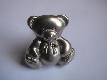 Metalen Kastknop / Ladeknop - Beer / Teddybeer - 4.5 cm beschikbaar voor biedingen