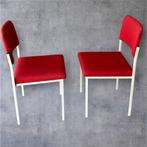 Vintage design  stoelen Gispen /Pastoe / Spectrum, Gebruikt, Huysmans doorwerth, Pastoe, Wit