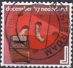 Nederland- 2017- Decemberzegel- Muziek- Accordeon - G, Verzenden, Na 1940, Gestempeld