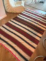 Marokaans kleurrijk berber kleed plaid van wol, Overige kleuren, Verzenden, Boho, 150 tot 200 cm