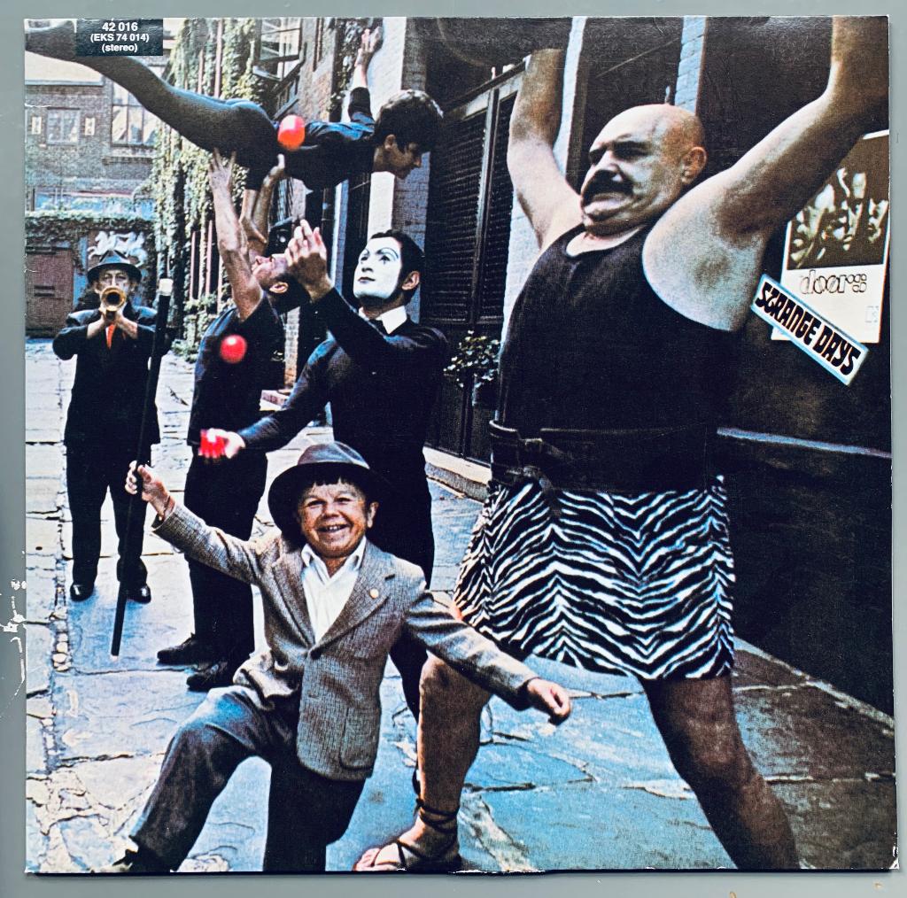 THE DOORS LP Vinyl STRANGE DAYS, Cd's en Dvd's, Vinyl | Rock, Ophalen of Verzenden, Gebruikt, 12 inch, Poprock