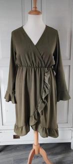 Khaki overslag jurk maat XL/42 True Spirit Nieuw, Maat 42/44 (L), Nieuw, Ophalen of Verzenden, True Spirit