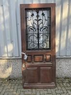 Prachtige antieke eiken voordeur uit 1921, Doe-het-zelf en Verbouw, 215 cm of meer, 80 tot 100 cm, Zo goed als nieuw, Buitendeur
