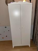 Witte kledingkast met Legplanken en hang., Kinderen en Baby's, Kinderkamer | Commodes en Kasten, Ophalen, Gebruikt, Kast, 105 cm of meer