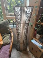 Vloerlamp rotan riet vintage 110 hoog, Ophalen, Overige materialen, 100 tot 150 cm